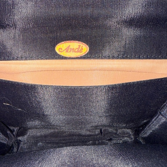 VTG Andé Elegant Black Handbag - Picture 7 of 7